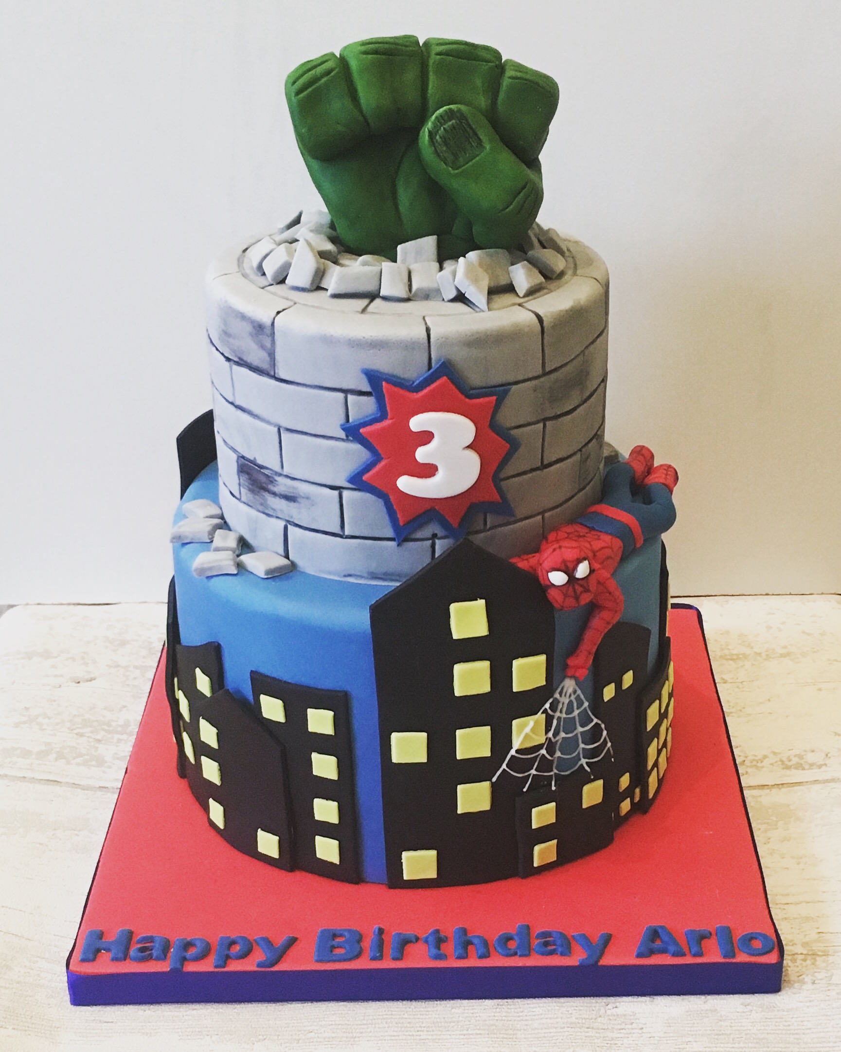 Superhero Cake