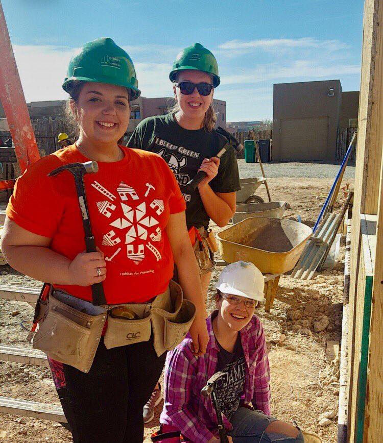 Building homes in New Mexico.