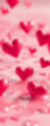 corazones flotando en un fondo rosa .jpg