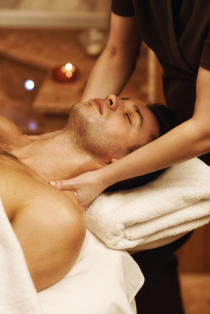 Executive enjoying a relaxing massage during an executive retreat in Costa Rica