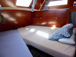 cabine arrière lit double
