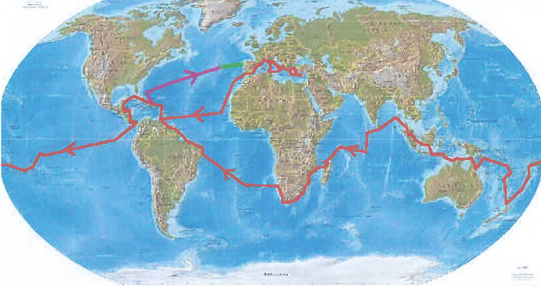Carte recettes du monde