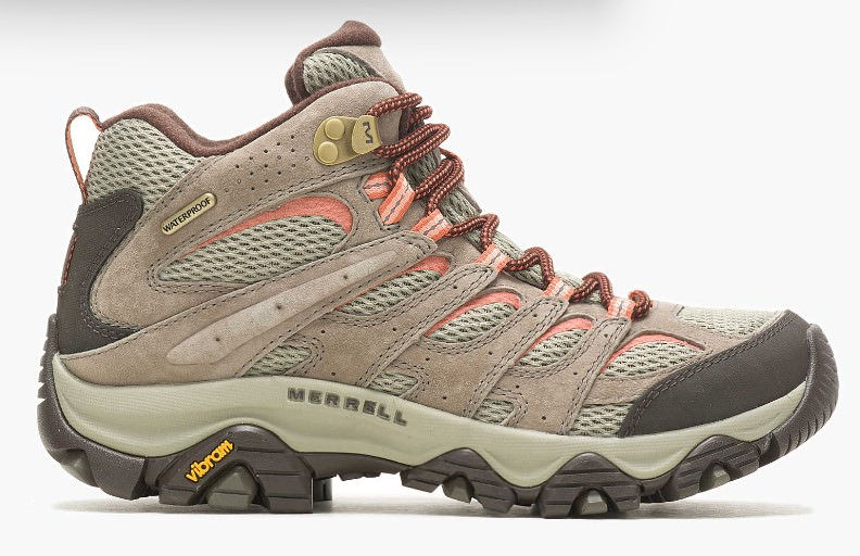 Merrell Moab 3 Mid Wide Width Hiking Boot - YourBestToe.com