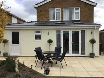 Erection of single storey side and rear extension to create new dining area, utility and family room.