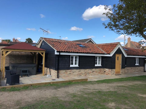 Single storey annex in West Row, Suffolk providing separate accommodation for our clients.