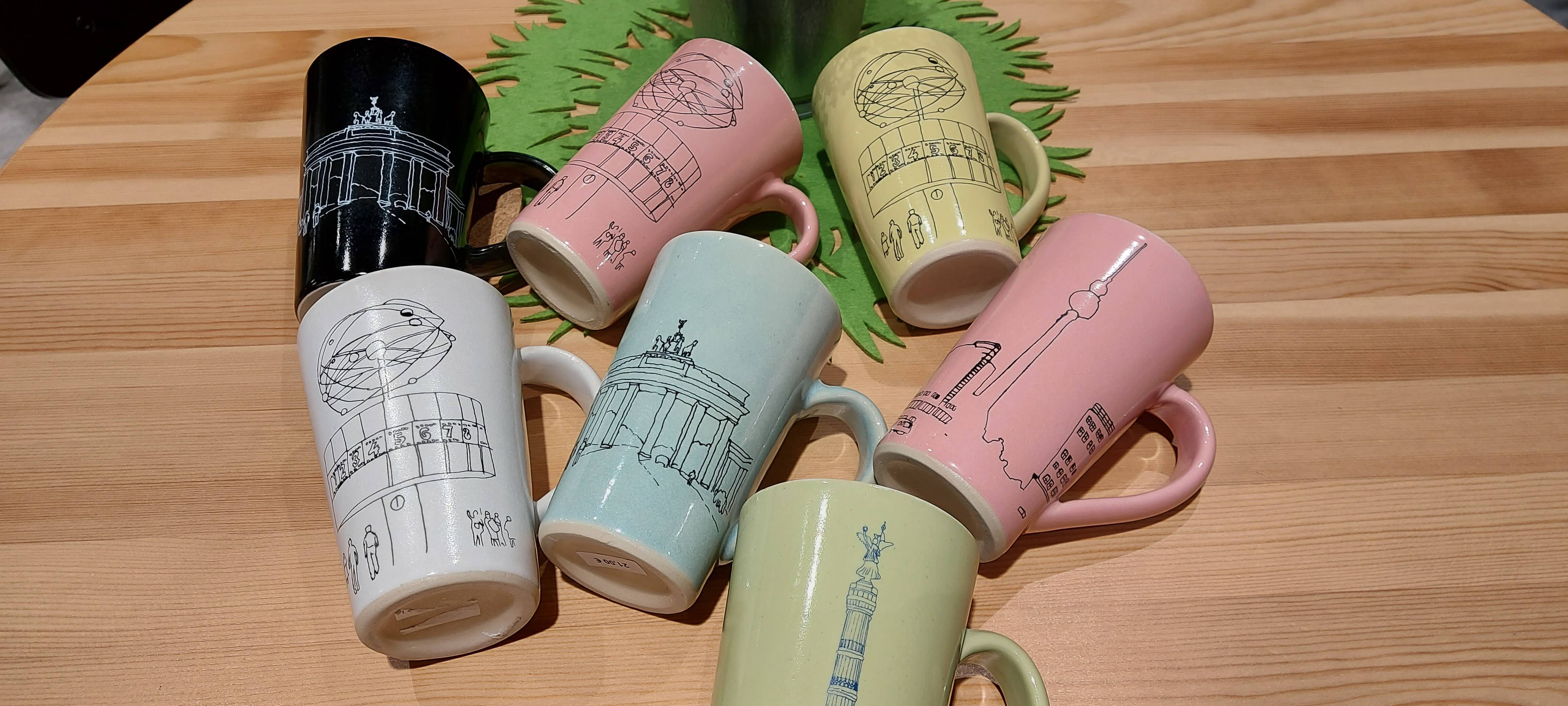 Tall Coffee Mug / Blumenfisch