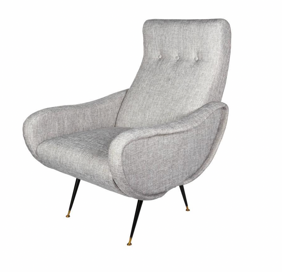 Thumbnail: Italian Mid-Century Lounge Chair in the Manner of Marco Zanuso, c. 1950's