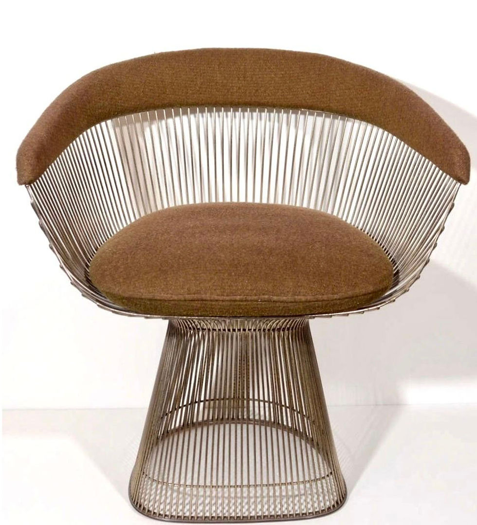 Thumbnail: Pair of Vintage Warren Platner Dining Chairs for Knoll, c. 1960's