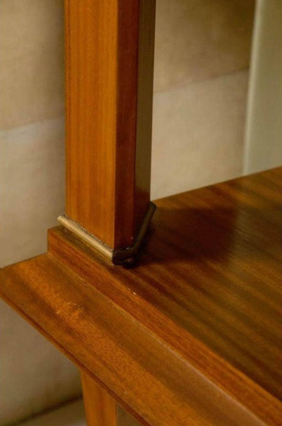 Thumbnail: 1 of 16  Art Deco Neoclassical Cabinet in Cuban Mahogany by Pierre Lardin, Franc