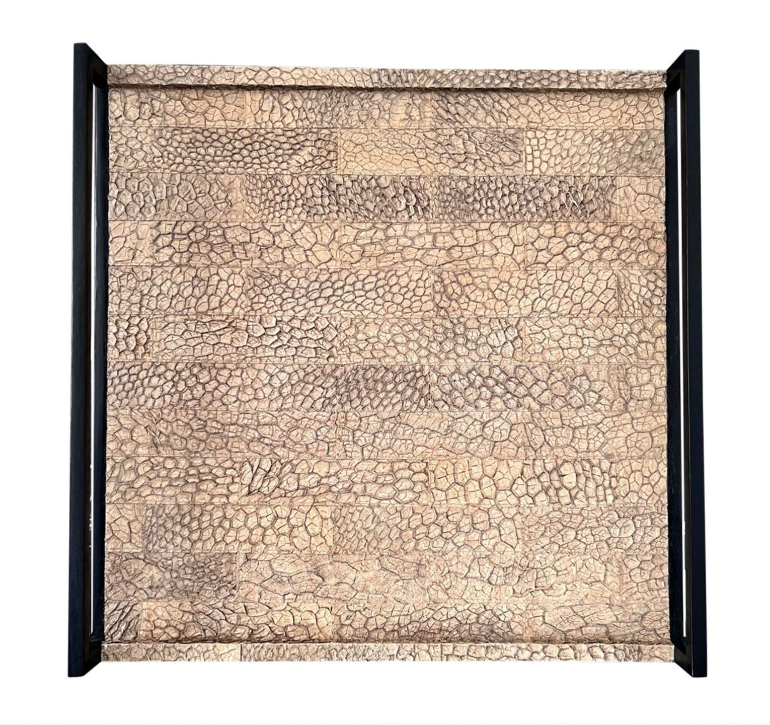 Genuine Crocodile Leather Serving Tray, France, circa 2000