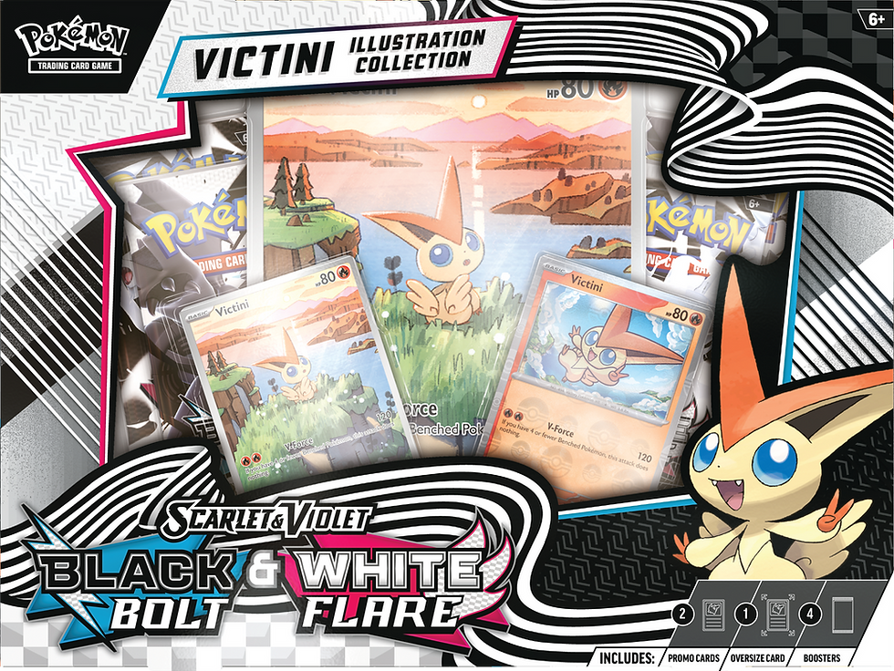 POKEMON: BLACK BOLT & WHITE FLARE: UNOVA VICTINI ILLUSTRATION COLLECTION