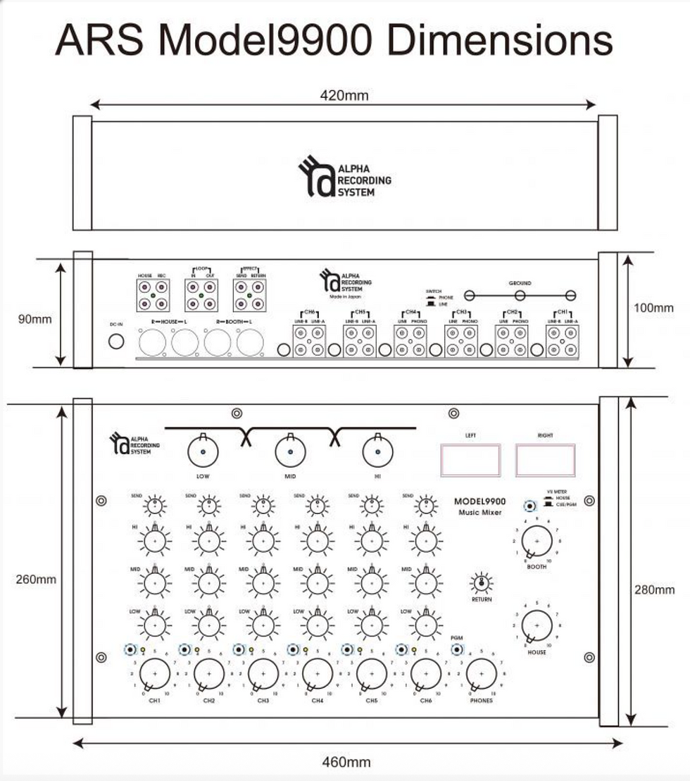 Miniatura: ARS MODEL9900BW Rotary Mixer Pro