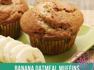 Banana Oatmeal Muffins