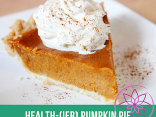 Healthier Pumpkin Pie