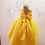 Thumbnail: Rachelle Yellow High-Low Dress with Rainbow Bow and Headband
