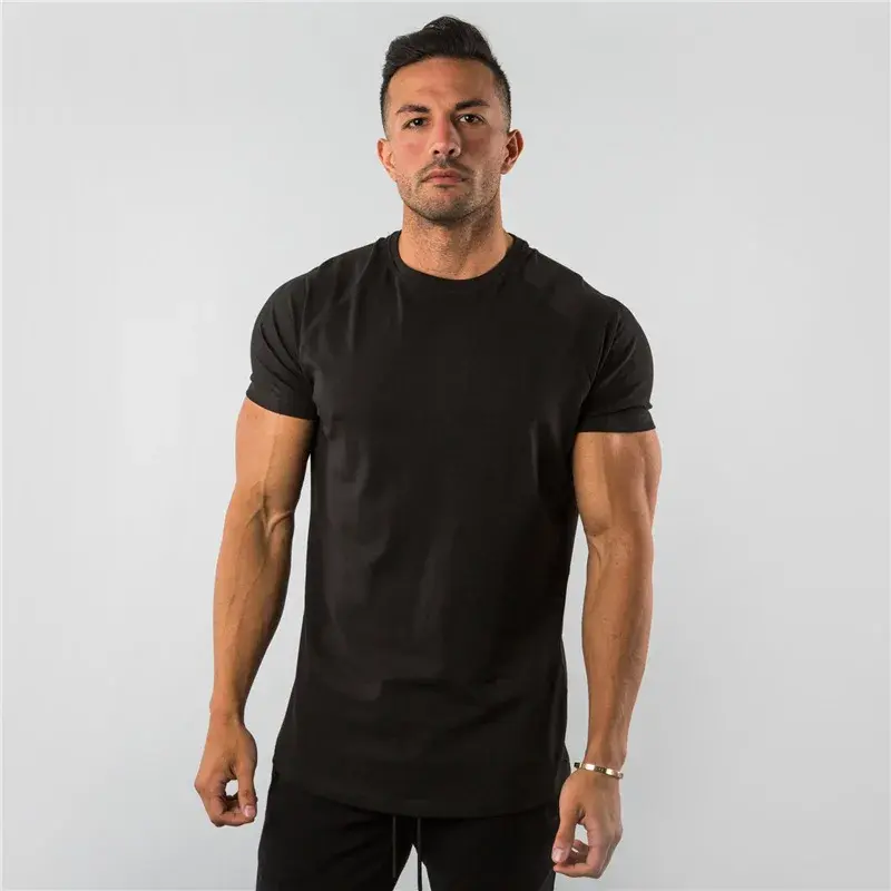 Thumbnail: Men's Gym Athletic Wear Sport Apparel Plain Blank T Shirt
