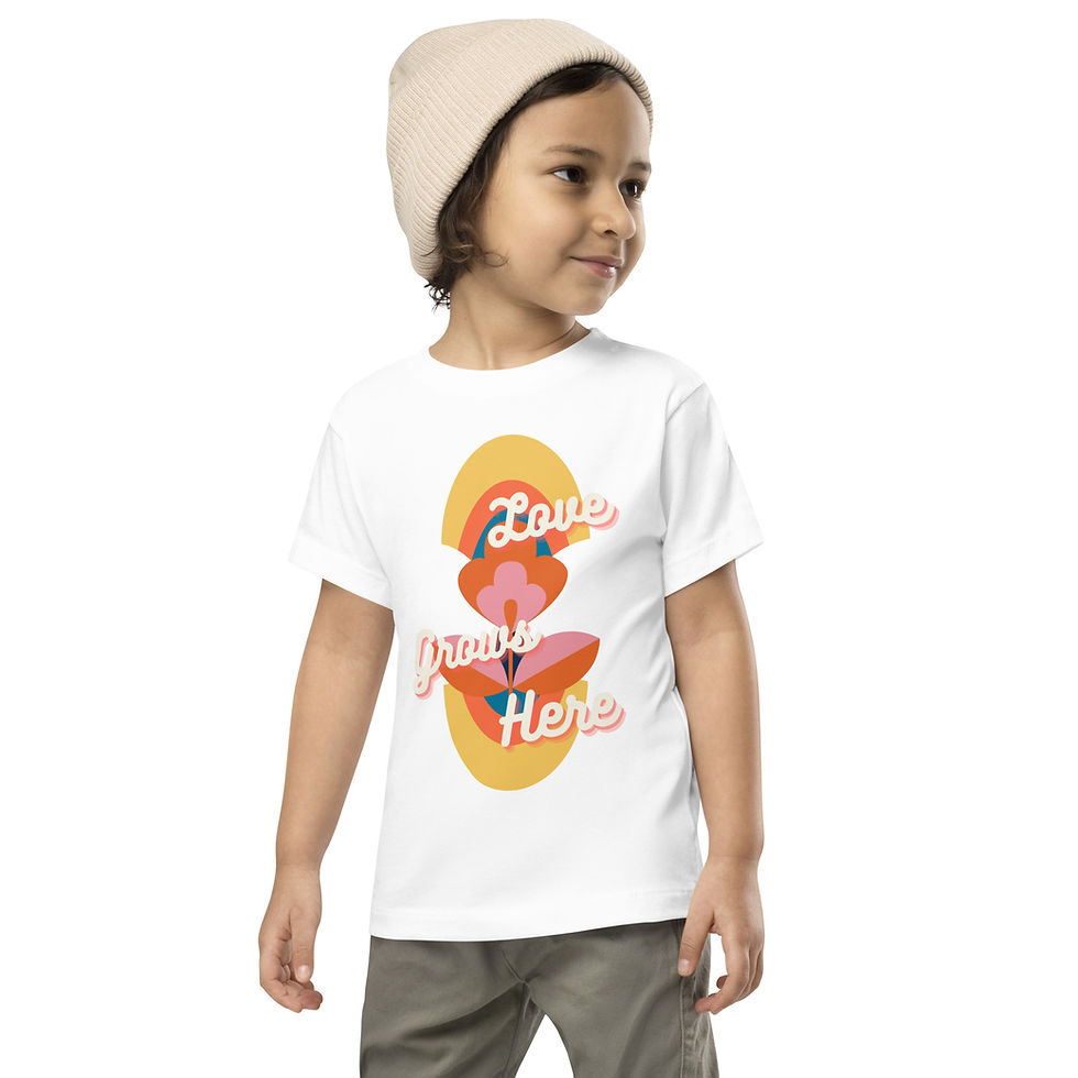 Thumbnail: Love Grows Here Toddler Short Sleeve Tee