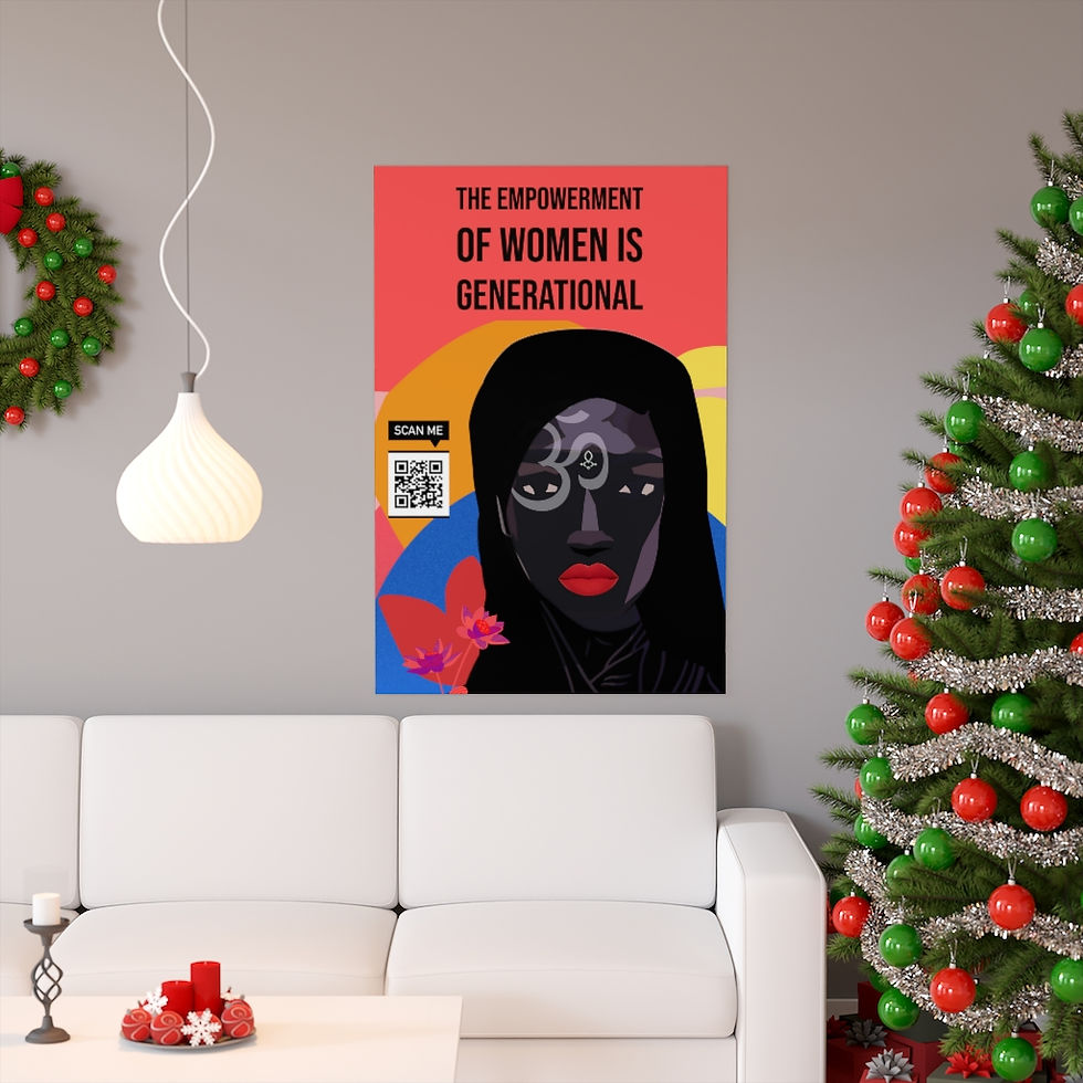 Thumbnail: Promo Om Goddess Premium Matte vertical posters