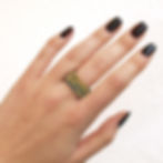 Miniatura: Anello in oro puro e argento brunito. Gioielli Firenze vendita online