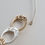 Thumbnail: Silver and bronze necklace. Florence Jewellery craft shop online