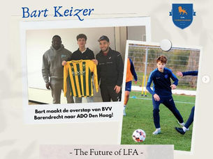 Bart Keizer maakt aankomend seizoen de overstap van BVV Barendrecht naar ADO Den Haag.