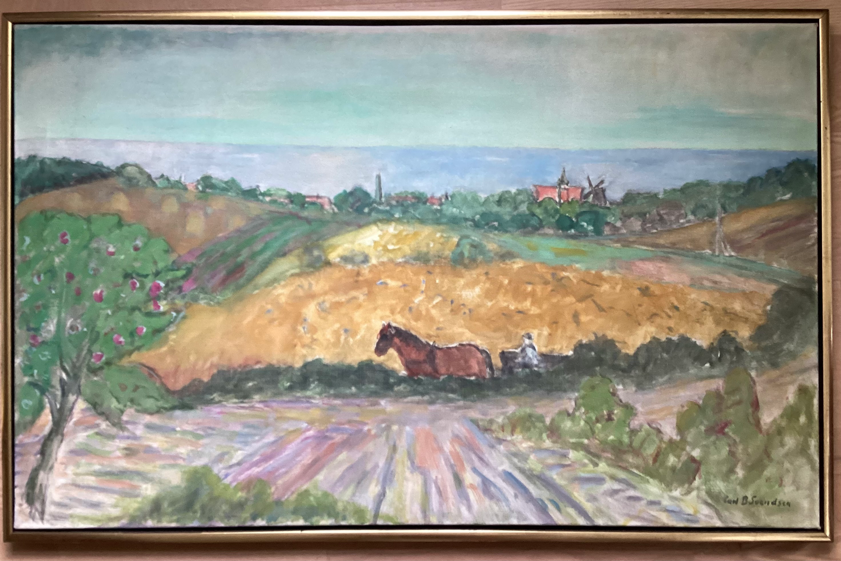 Carl Bernhard Svendsen, (1895-1976),kunstmaler og smed i Allinge