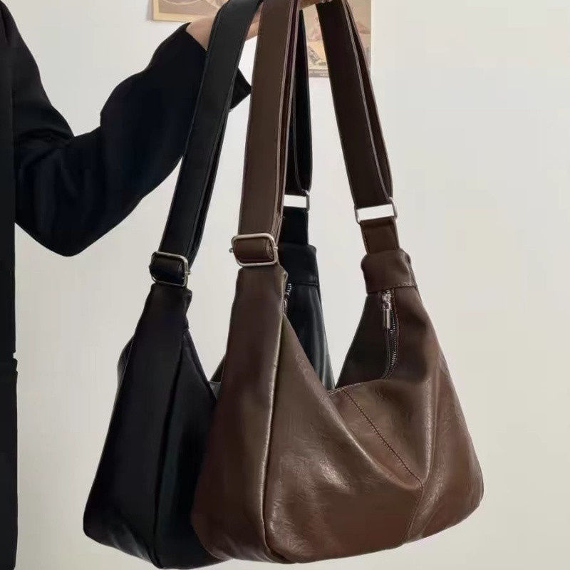 Fashion Soft PU Leather Tote Bags for Women Trend Female Simple Large High Capac