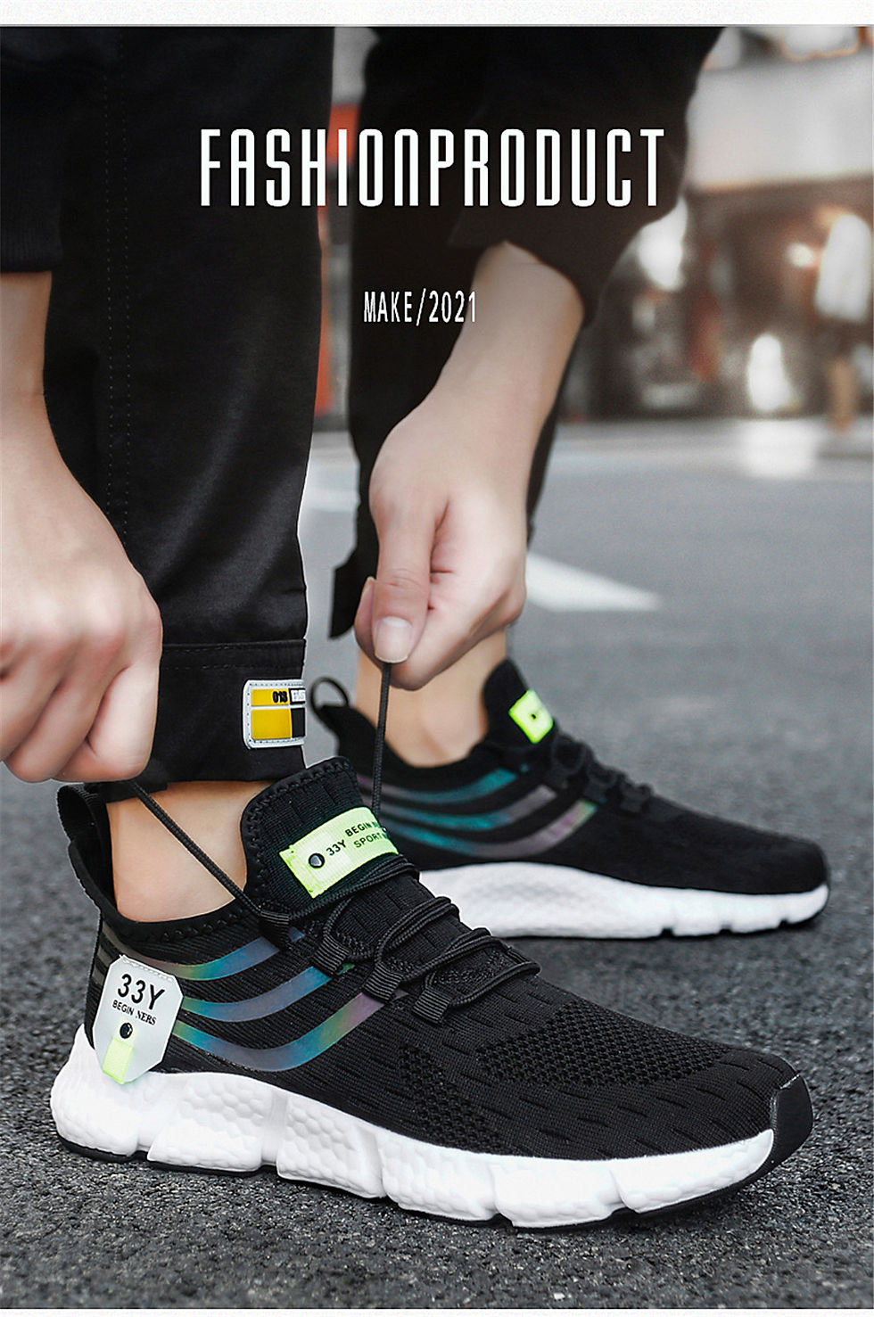 Thumbnail: Sneakers Women Breathable Fashion Running Shoes Comfortable Casual Shoes Unisex 