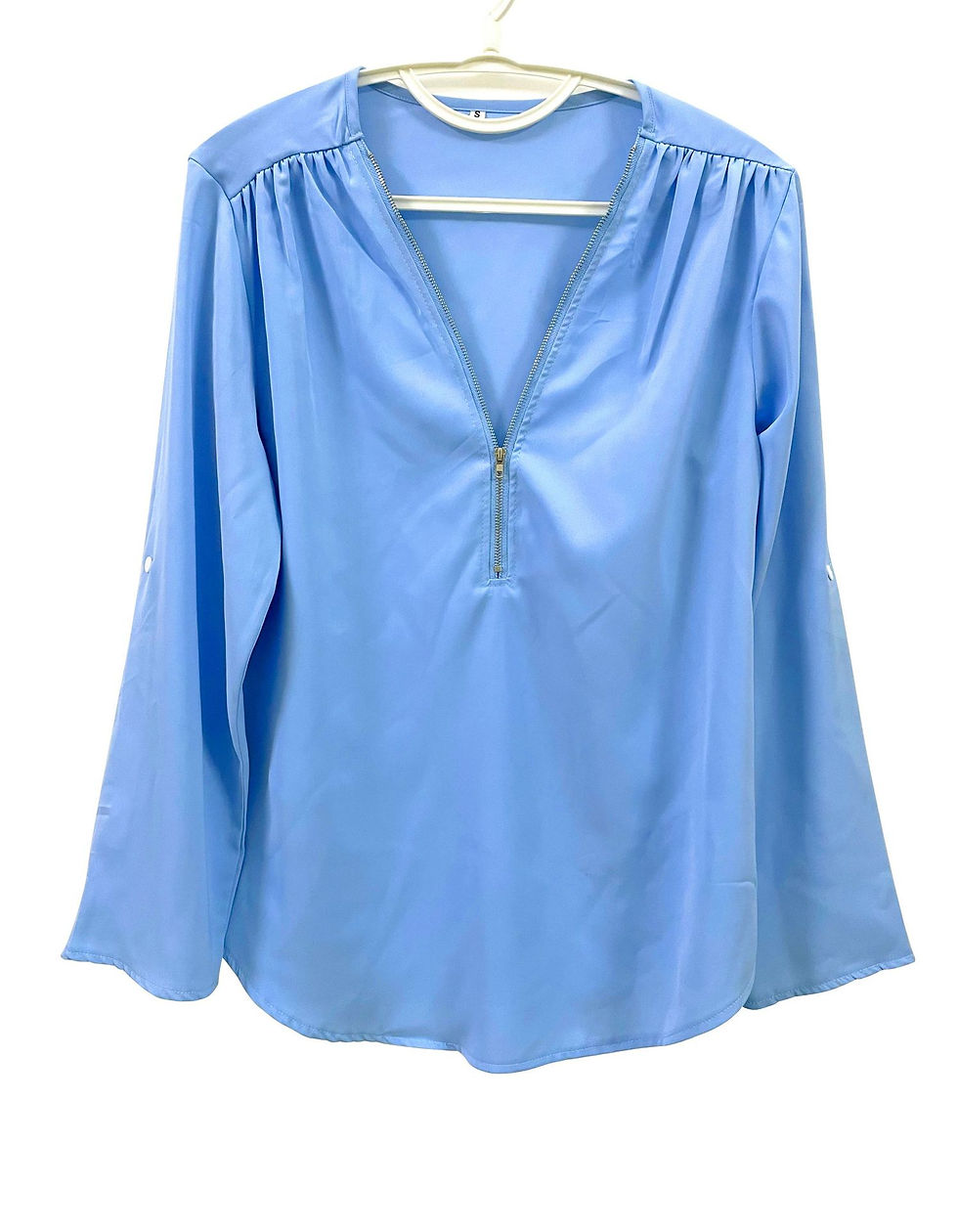 Thumbnail: Summer Women Cool Loose Shirt Deep V Neck Chiffon Blouse Casual Ladies Tops Sexy