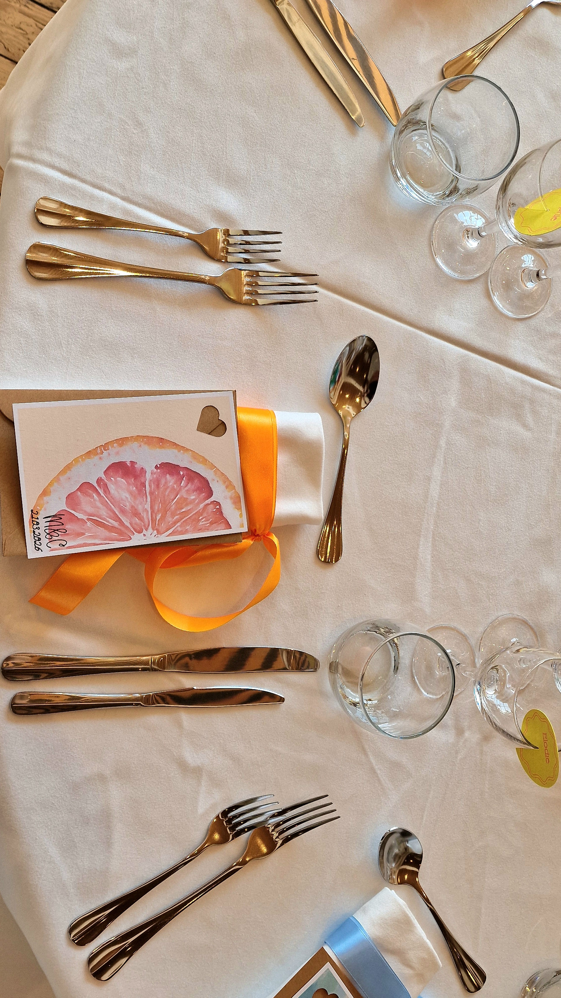 mot doux invités mariage
