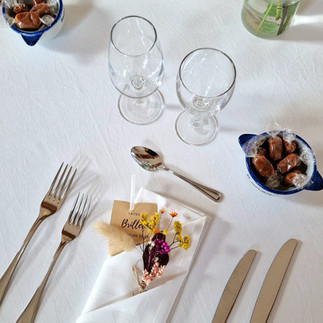 dressage de table de mariage