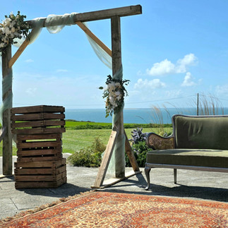 cérémonie laique avec vue mer