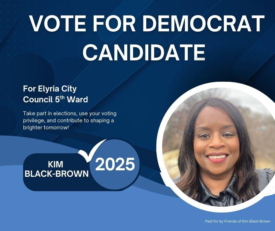 A big shout out to my family, friends, contributors, and all those who allowed me to put campaign signs in their yards. I appreciate all the wisdom and support l have received so far on this journey.