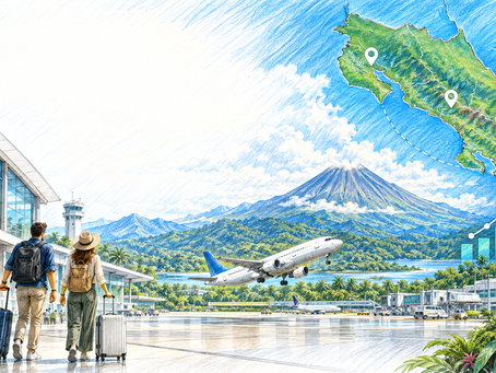 July confirms a new pattern in tourist arrivals to Costa Rica: Liberia and Europe drive growth