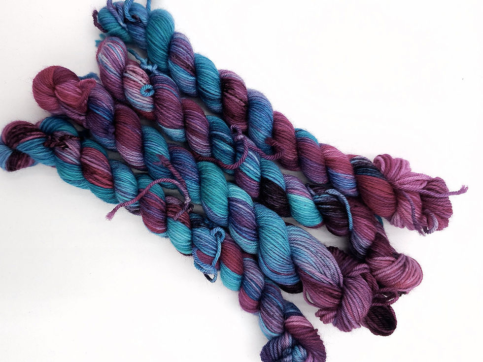 Mini 20g - "Tiki/Kapa", MoelliFlex 85% Mérinos 15% Nylon