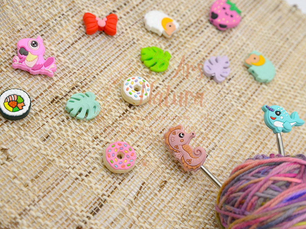 ars natura Stop-mailles bloqueur d'aiguilles protecteur de pointes - vendus par paire. Mo