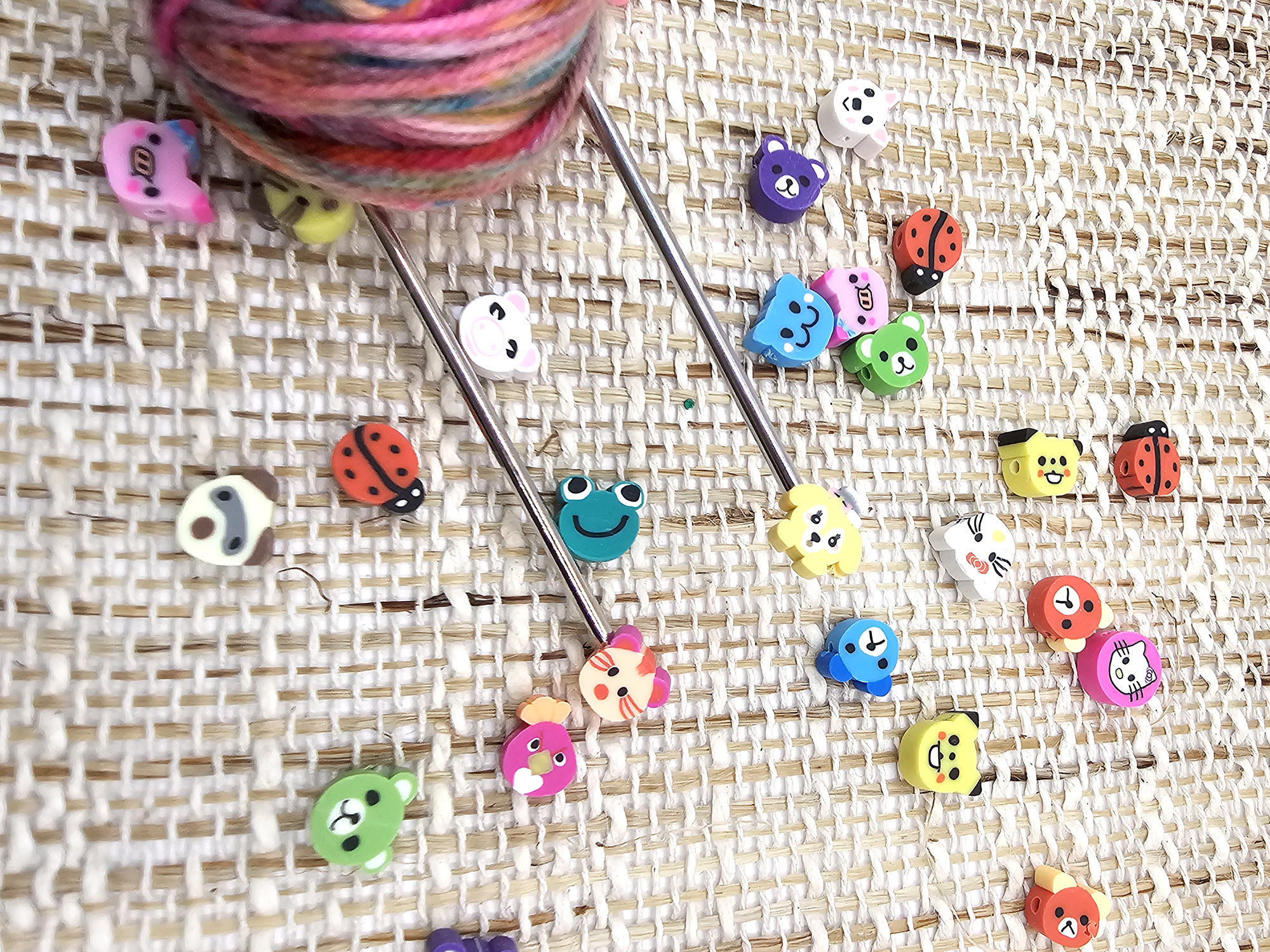 Minis Bloque-aiguilles Animaux, spécial tricot de chaussettes