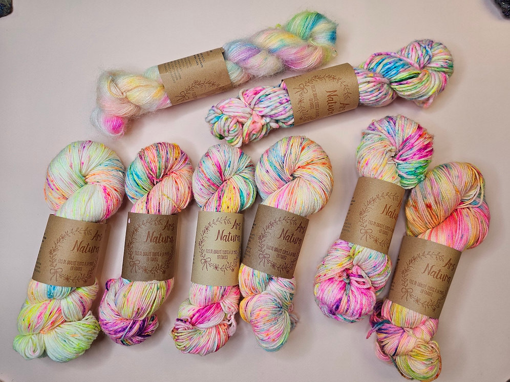ars natura DISPO IMMEDIATE "Harajuku" MoelliFlex Aran Mérino 100% non Superwash Chunky