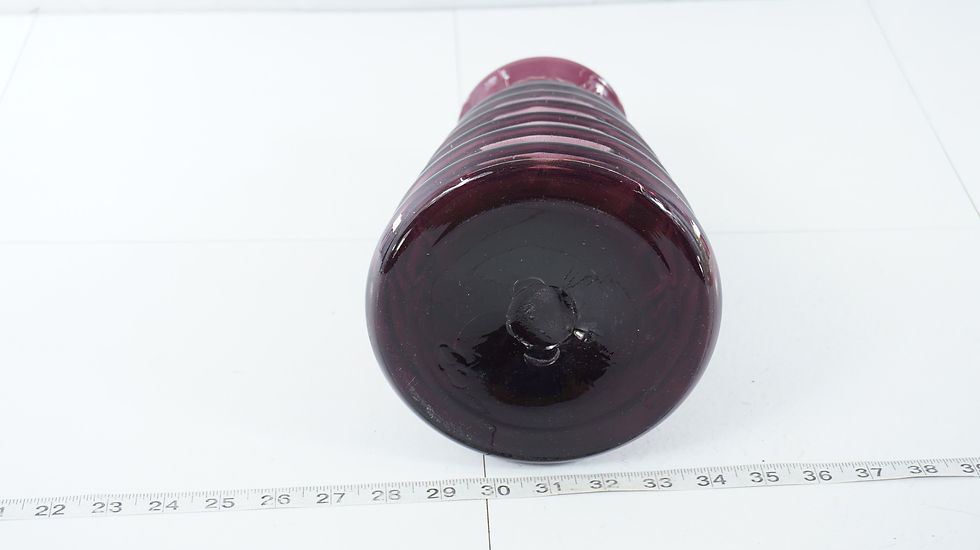 Thumbnail: Purple Glass Blown Flower Vase