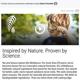 Melaleuca, Health, Wellness, Science, Nature, Homeopathy