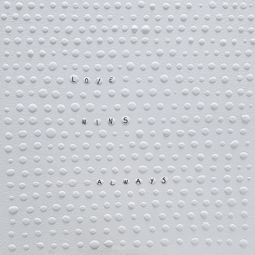 Mixed Media: dotting on D-bond board
