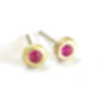 Flush set rubies