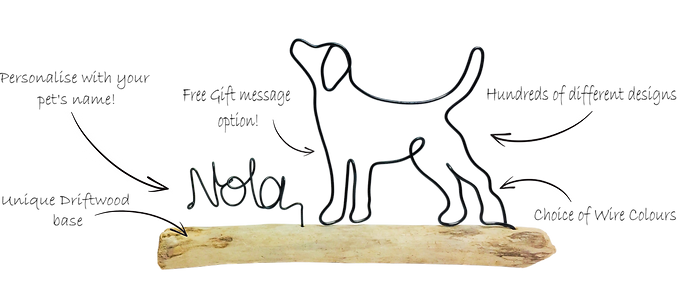 Wood Wired Designs Personalised Pet Gifts