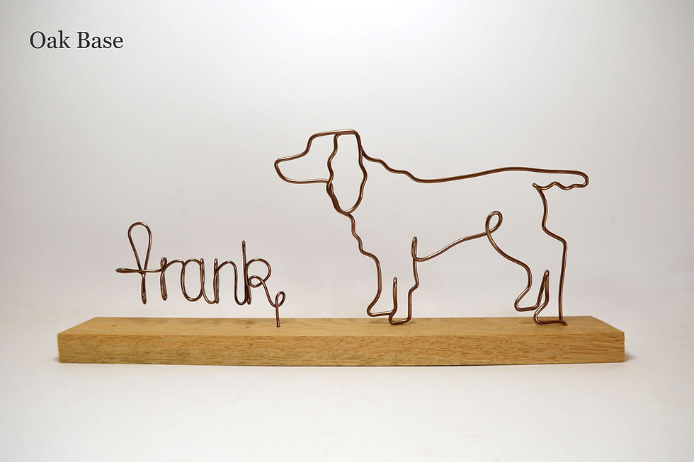Thumbnail: Working Cocker Spaniel on Driftwood / Oak