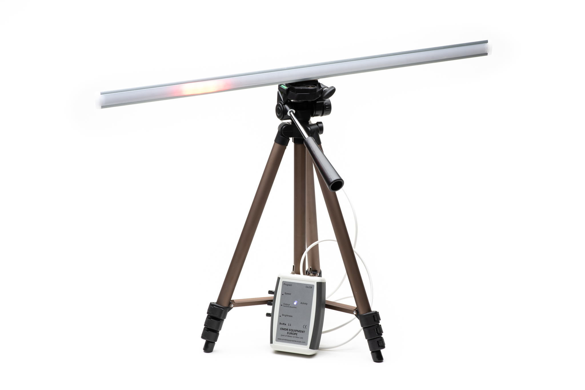 Color and Brightness Adjustable EMDR Therapy Light Bar With Tabletop