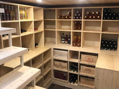 Une cave à vin à la maison