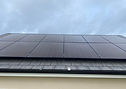 Solar panels on garage