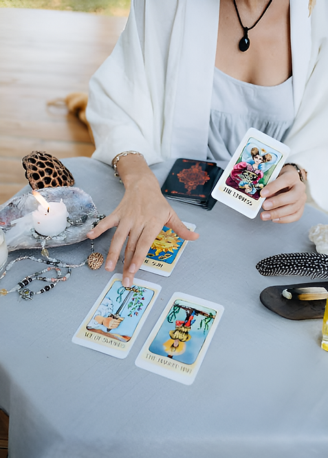 a-bald-woman-reading-tarot-Picsart-AiImageEnhancer.jpg