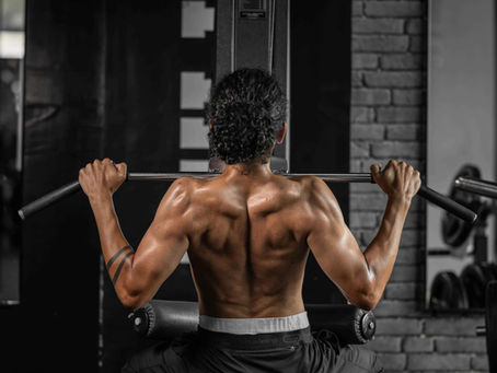 Me doing a lat pull-down