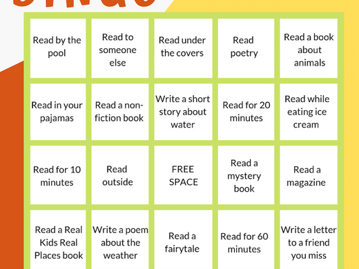 Summer Reading Bingo